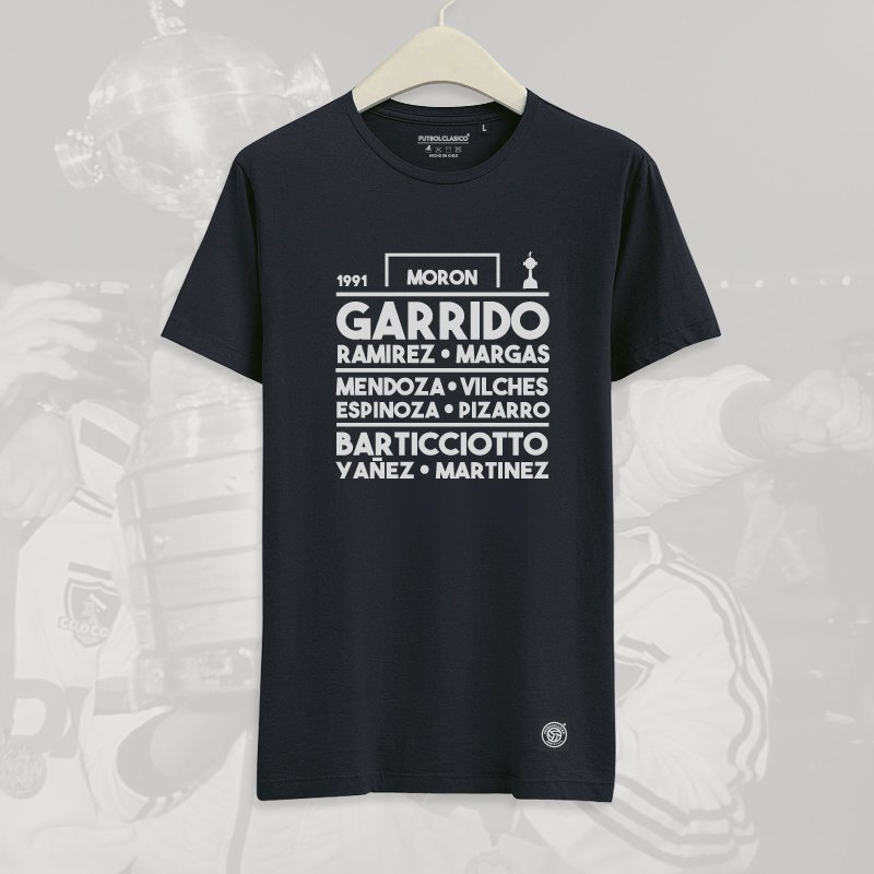 Polera Negra oncena 1991