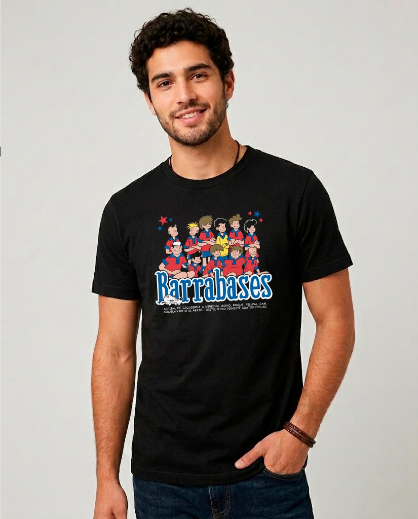 POLERA NEGRA BARRABASES 2